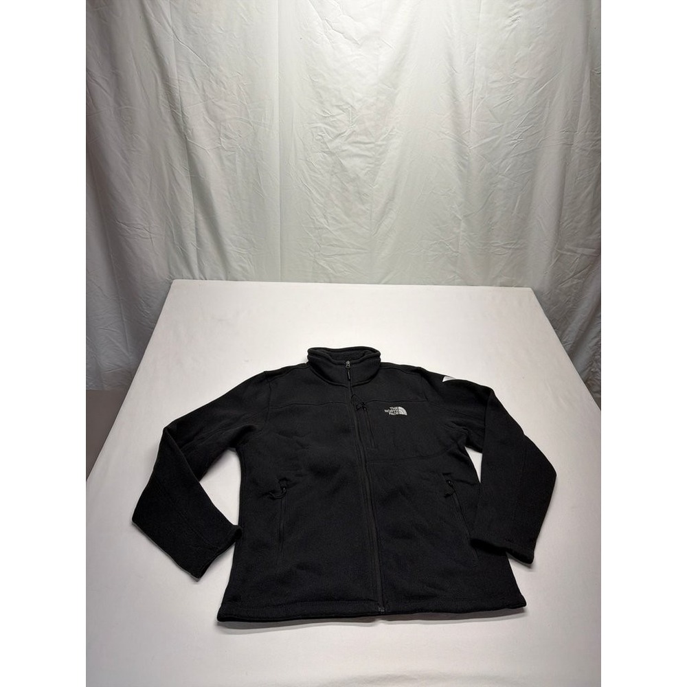 The North Face Black Full Zip Fleece Jacket Womens Medium Casual Fall Coat